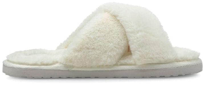 (W) 彪马 Fluff X 交叉带拖鞋 '耳语白' 384936-02 Order (W) 彪马 Fluff X 交叉带拖鞋 '耳语白' 384936-02