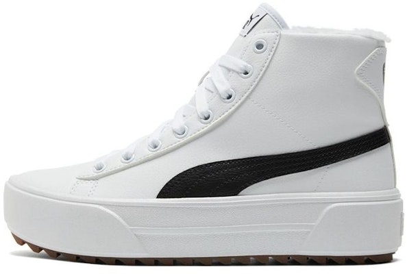 (Women) Puma Kaia Mid 'Fur - White Black' 385341-02 Buy (Women) Puma Kaia Mid 'Fur - White Black' 385341-02