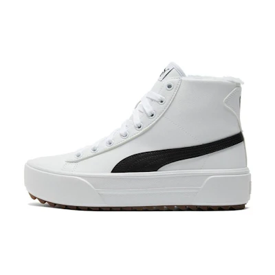 (W) Puma Kaia Mid 'Fur - White Black'