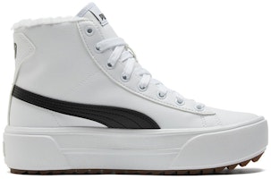 (W) プーマ カイア ミッド ファー 白黒 (Puma Kaia Mid ファー 白黒) 385341-02 Order (W) プーマ カイア ミッド ファー 白黒 (Puma Kaia Mid ファー 白黒) 385341-02