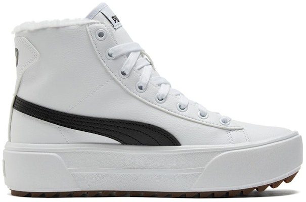 (Women) Puma Kaia Mid 'Fur - White Black' 385341-02 Order (Women) Puma Kaia Mid 'Fur - White Black' 385341-02