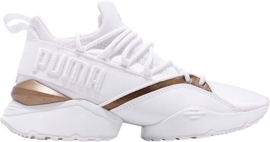 (Women) Puma  Muse Maia Luxe 'White'  366766-02 (Women) Puma  Muse Maia Luxe 'White'  366766-02