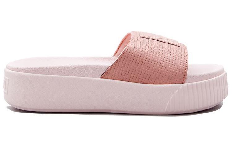 Order (W) プーマ プラットフォームスライドEP ピーチベージュ 366122-01