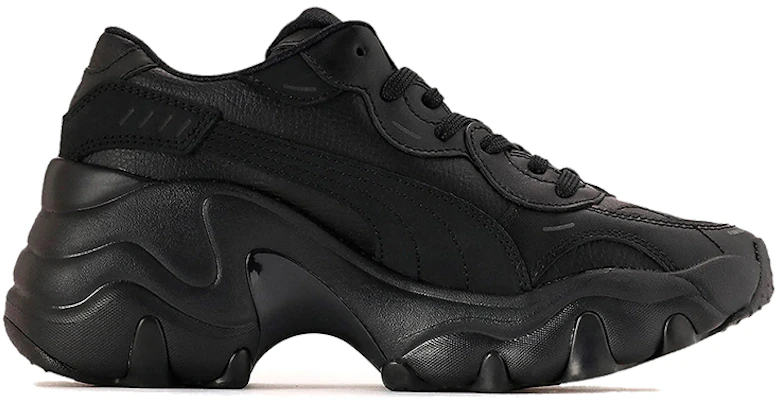 (W) Puma Pulsar Wedge Sly ''Triple Black'' Dames Sneakers Zwart 375985-01 Order (W) Puma Pulsar Wedge Sly ''Triple Black'' Dames Sneakers Zwart 375985-01