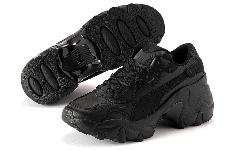 Purchase (W) Puma Pulsar Wedge Sly ''Triple Black'' Dames Sneakers Zwart 375985-01