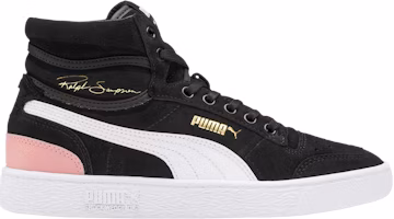 (Women) Puma Ralph Sampson Mid Suede 'Black Bridal Rose' 371067-01 (Women) Puma Ralph Sampson Mid Suede 'Black Bridal Rose' 371067-01