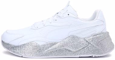 (Women) Puma RS-X3 Glitz 'White Silver' 372647-01 (Women) Puma RS-X3 Glitz 'White Silver' 372647-01