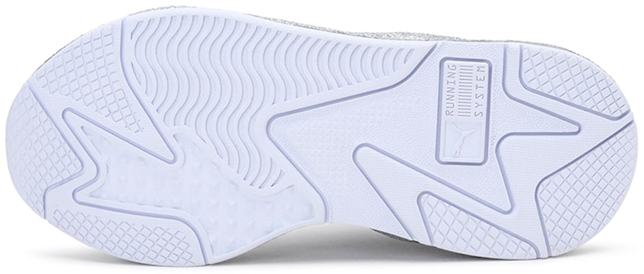 (Women) Puma RS-X3 Glitz 'White Silver' 372647-01 Details for (Women) Puma RS-X3 Glitz 'White Silver' 372647-01