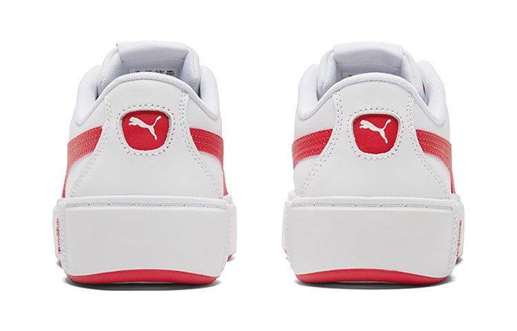 Purchase (W) プーマ スマッシュ プラットフォーム V2 白/赤 373035-06