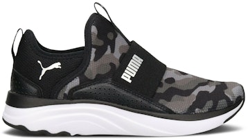 (Women) Puma Softride Sophia Slip-On 'Black Camo' 376365-01 (Women) Puma Softride Sophia Slip-On 'Black Camo' 376365-01