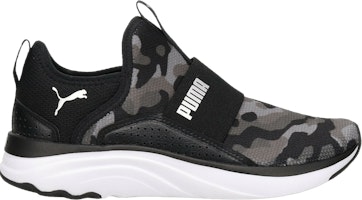 (Women) Puma Softride Sophia Slip-On 'Black Camo' 376365-01 (Women) Puma Softride Sophia Slip-On 'Black Camo' 376365-01