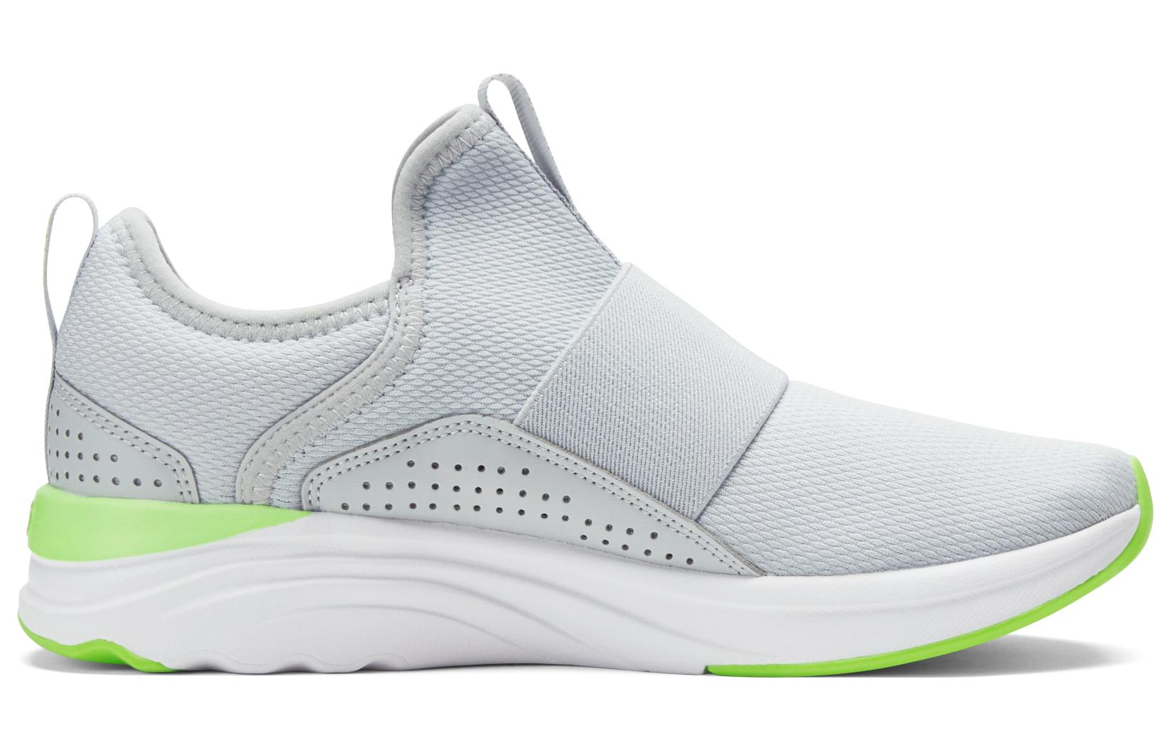 Order (W) Puma Softride Sophia Slip-On ''Platinum Jaune Vif'' 195161-18