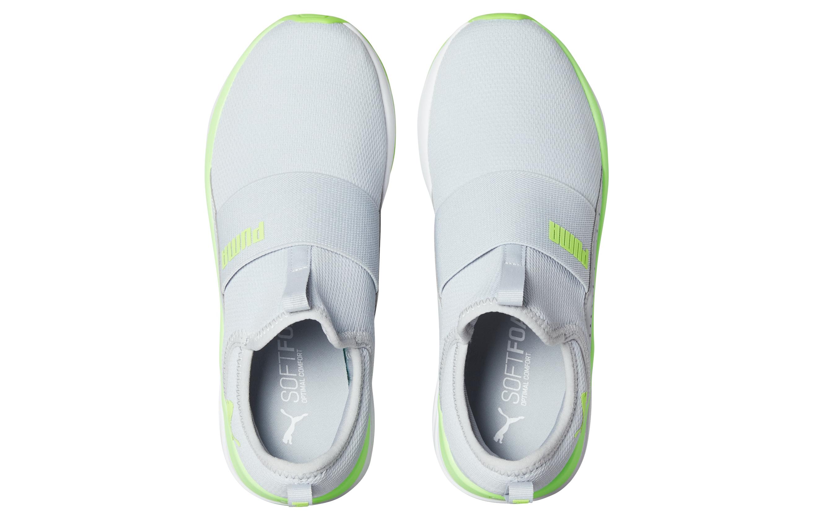 Lookbook (W) Puma Softride Sophia Slip-On ''Platinum Jaune Vif'' 195161-18