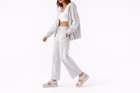 Order (女) Puma 運動涼鞋 '白色金屬銀' 381172-02