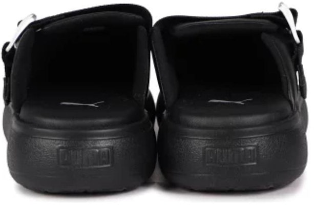 (Women) Puma Suede Mayu Leather Mule 'Black Silver' 388598-01 Shop (Women) Puma Suede Mayu Leather Mule 'Black Silver' 388598-01