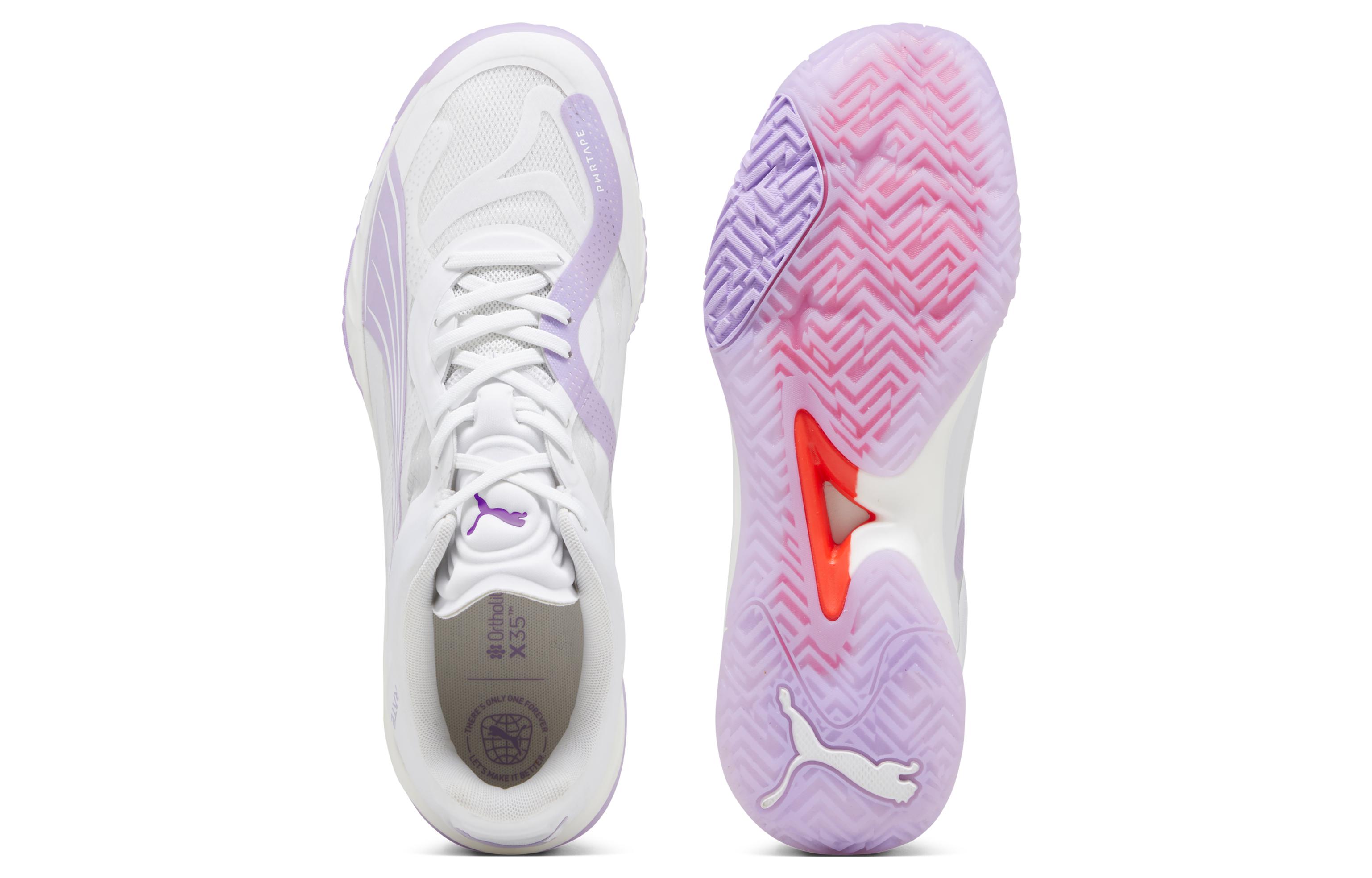 Shop (W) プーマ アクセレレイト ニトロ SQD 白/紫 107473-01