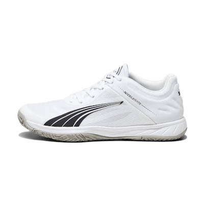 (W) Puma Accelerate Turbo 'White Black Concrete Grey'