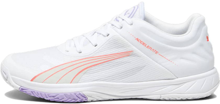 (W) プーマ アクセレレート ターボ コート "白・紫" (Puma Akusererēto Tābo Kōto "Shiro Murasaki") 107474-01 Buy (W) プーマ アクセレレート ターボ コート "白・紫" (Puma Akusererēto Tābo Kōto "Shiro Murasaki") 107474-01