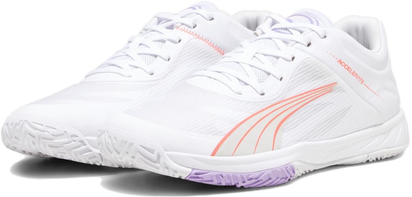 (W) 푸마 액셀러레이트 터보 코트 '화이트 파이어 오키드 바이올렛' (Puma 액셀 터보 코트 '화이트FOV') 107474-01 Lookbook (W) 푸마 액셀러레이트 터보 코트 '화이트 파이어 오키드 바이올렛' (Puma 액셀 터보 코트 '화이트FOV') 107474-01