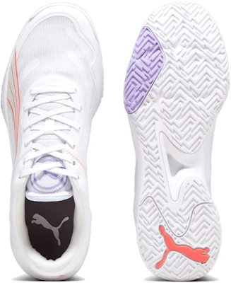 (W) プーマ アクセレレート ターボ コート "白・紫" (Puma Akusererēto Tābo Kōto "Shiro Murasaki") 107474-01 Shop (W) プーマ アクセレレート ターボ コート "白・紫" (Puma Akusererēto Tābo Kōto "Shiro Murasaki") 107474-01