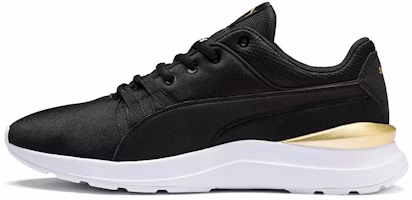 (Women) Puma Adela Black/Gold 368185-01 (Women) Puma Adela Black/Gold 368185-01