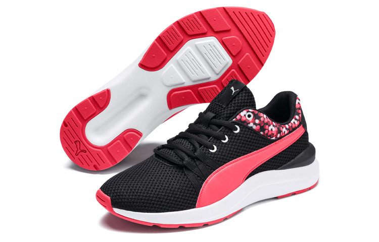 Shop (W) Puma Adela Sneakers Lari Low-Top 'Neon Lights Black' 369836-01