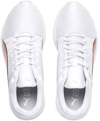 PUMA Adela Trailblazer 低帮 跑步鞋 女款 白色玫瑰金 Shop PUMA Adela Trailblazer 低帮 跑步鞋 女款 白色玫瑰金
