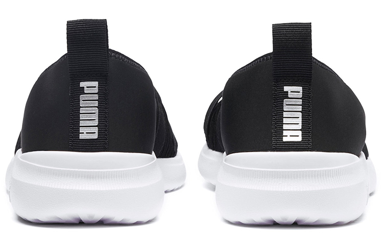 Shop (W) プーマ アデリーナ "ブラック/シルバー" 369621-01