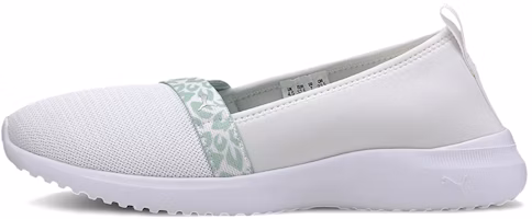 (Women) Puma Adelina Blossom White/Green 371140-02 (Women) Puma Adelina Blossom White/Green 371140-02