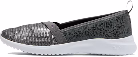 (Women) Puma Adelina Sequins Silver 372261-02 (Women) Puma Adelina Sequins Silver 372261-02