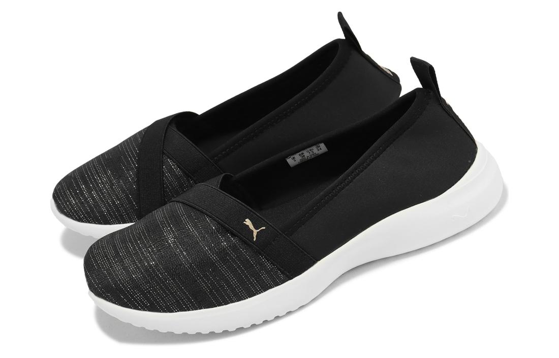 Lookbook (W) プーマ アデリーナ スペース "メタリック ブラック/ゴールド" 389294-01