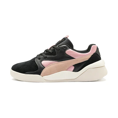 (W) Puma Aeon Heritage Perf Trainers Black/Pink