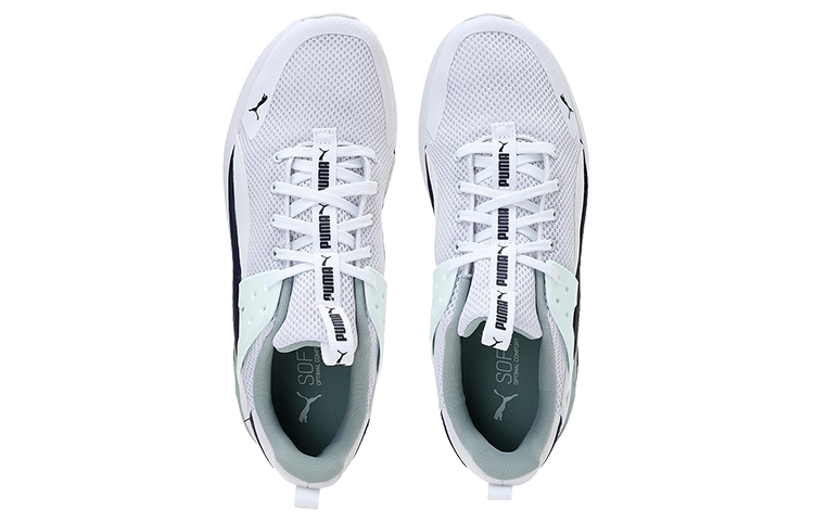 Lookbook 彪马Anzarun笼式Softfoam+ '白色黑绿色' 372312-09