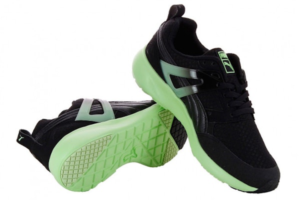 彪馬 Arial Ref 減震防滑 低幫跑步鞋 女款 黑綠 Lookbook 彪馬 Arial Ref 減震防滑 低幫跑步鞋 女款 黑綠