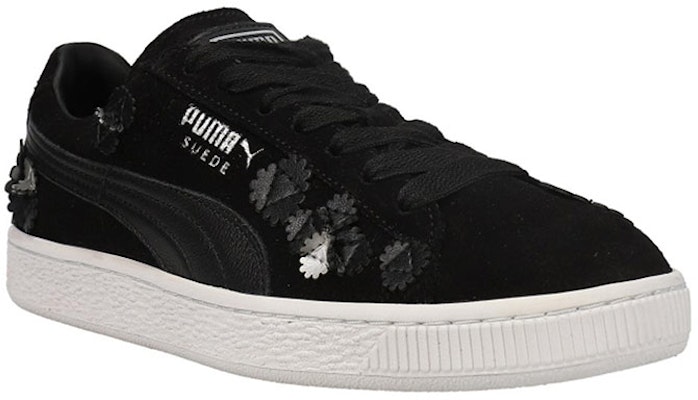 Puma Aut Bloom 防滑透氣休閒板鞋 女款 黑 Lookbook Puma Aut Bloom 防滑透氣休閒板鞋 女款 黑