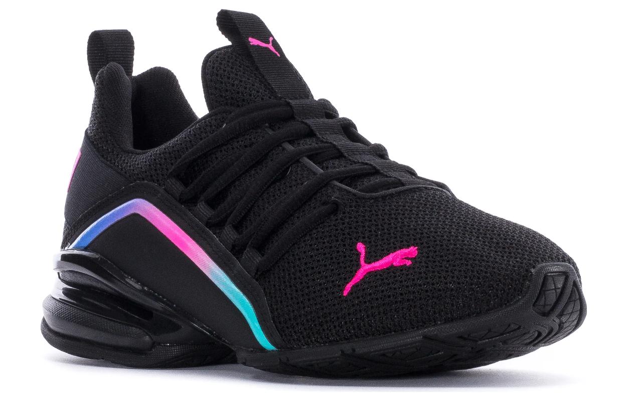 Lookbook (W) Puma Axelion Mesh Fade ''Schwarz/Luminous Pink'' 377178-01