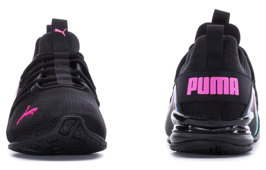 Shop (W) Puma Axelion Mesh Fade ''Schwarz/Luminous Pink'' 377178-01