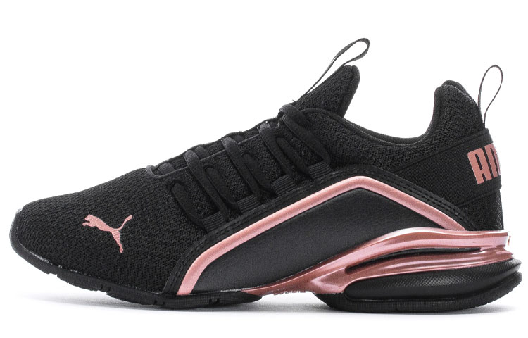 (Women) Puma Axelion Metallic 'Black Rose Gold'  376023-01