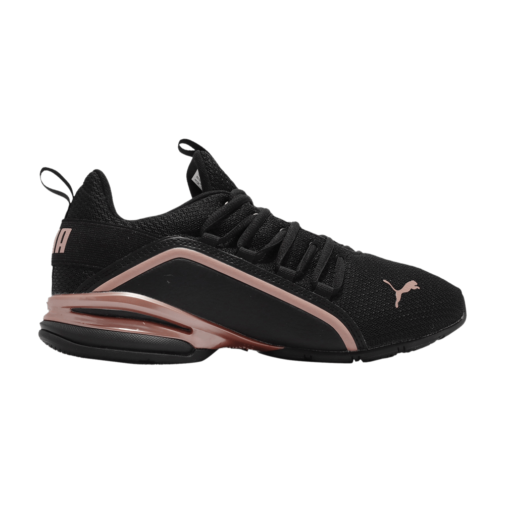 Buy (W) Puma Axelion Metallic Wide 'Negro Oro Rosa' 376505-01