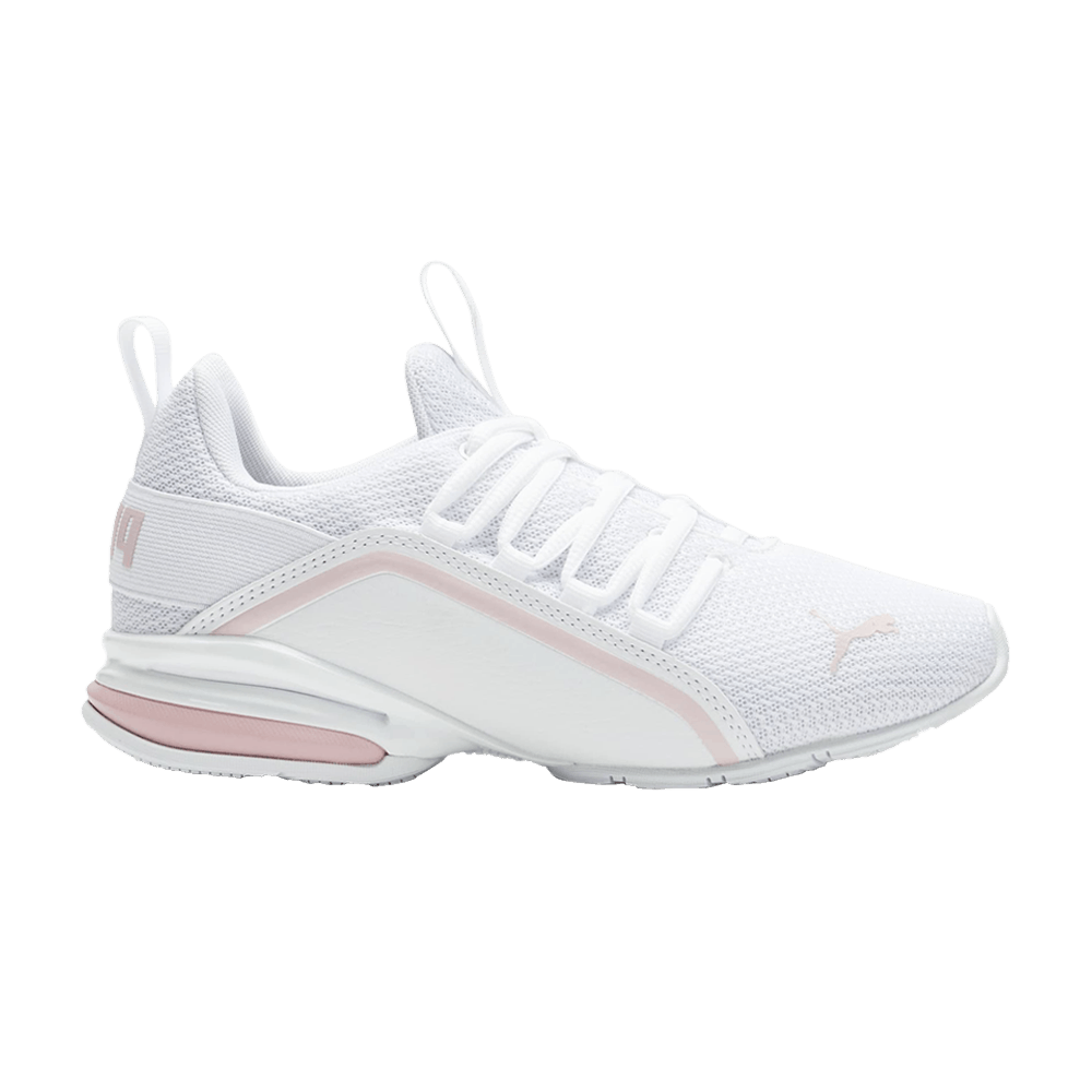 (Women) Puma Axelion Metallic Wide 'White Chalk Pink'  376505-03