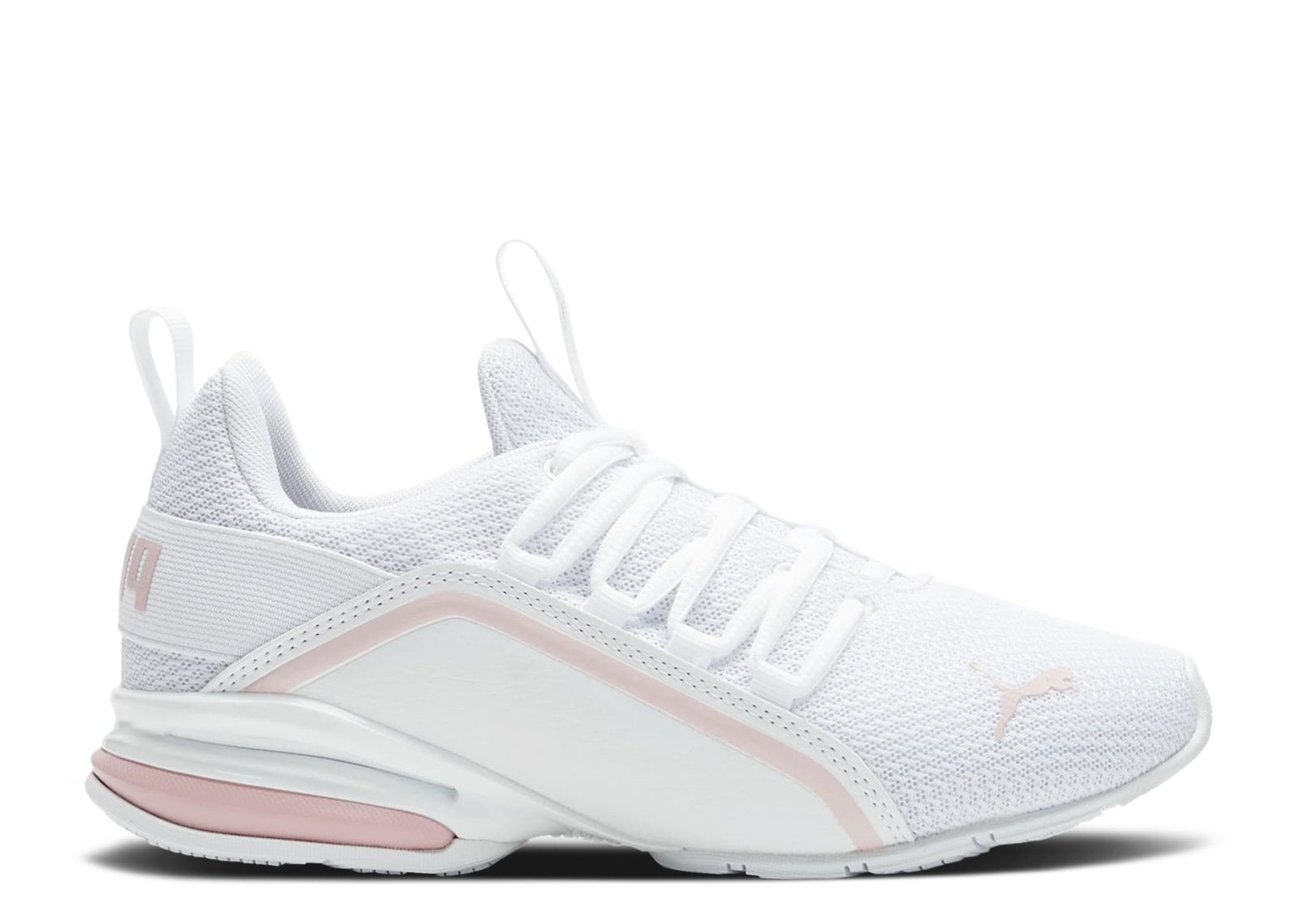 Buy (Women) Puma Axelion Metallic Wide 'White Chalk Pink'  376505-03