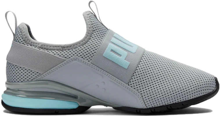 (W) Puma Axelion Slip-On ''Gris Carrière Aqua Clair'' 378341-05 Order (W) Puma Axelion Slip-On ''Gris Carrière Aqua Clair'' 378341-05