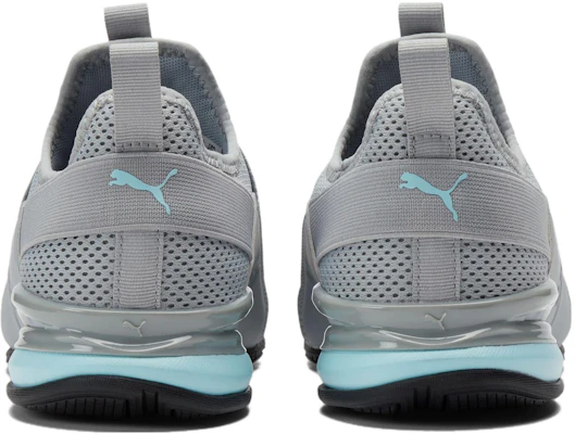 (W) Puma Axelion Slip-On ''Gris Carrière Aqua Clair'' 378341-05 Shop (W) Puma Axelion Slip-On ''Gris Carrière Aqua Clair'' 378341-05