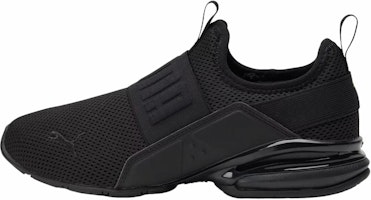 (Women) Puma Axelion Slip-On 'Triple Black' 377543-02 (Women) Puma Axelion Slip-On 'Triple Black' 377543-02