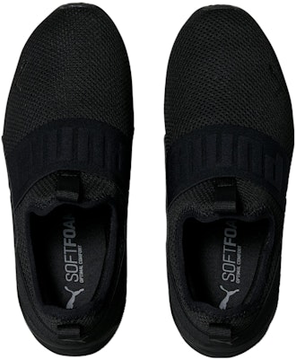 (Women) Puma Axelion Slip-On 'Triple Black' 378341-02 Shop (Women) Puma Axelion Slip-On 'Triple Black' 378341-02