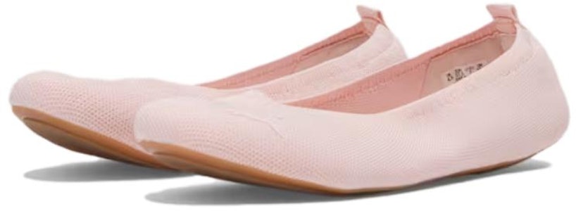 PUMA 芭蕾 舒适簡約 減震耐磨 低筒 生活休閒鞋 女款 粉色 Lookbook PUMA 芭蕾 舒适簡約 減震耐磨 低筒 生活休閒鞋 女款 粉色