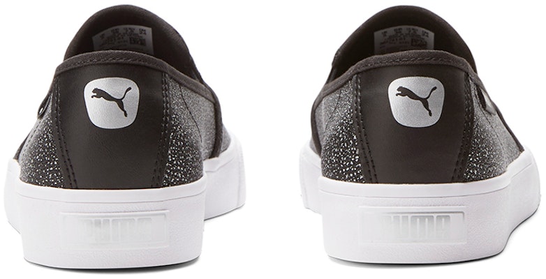 Puma Bari Astro 一腳踏休閒板鞋 女款 黑白 Shop Puma Bari Astro 一腳踏休閒板鞋 女款 黑白