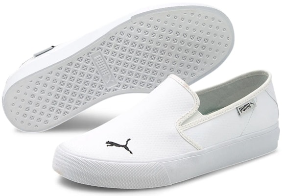 (Women) Puma Bari Cat Slip-On 'White' 374607-02 Order (Women) Puma Bari Cat Slip-On 'White' 374607-02