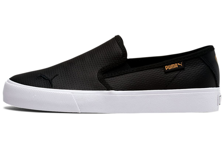 (Women) Puma Bari Cat Slip-On Black/White 374607-01