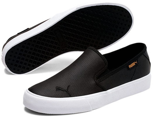 (W) 푸마 바리 캣 슬립온 블랙/화이트 (Puma Bari Cat Slip-on 검/흰) 374607-01 Order (W) 푸마 바리 캣 슬립온 블랙/화이트 (Puma Bari Cat Slip-on 검/흰) 374607-01